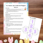 Ensemble d'activités de Pâques