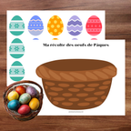 Ensemble d'activités de Pâques