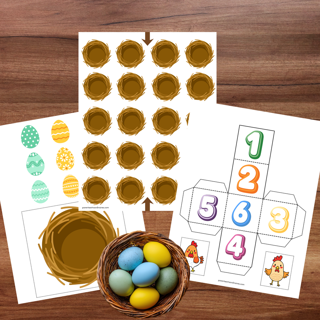 Jeu à la recherche des oeufs égarés
