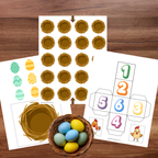 Jeu à la recherche des oeufs égarés