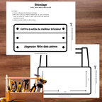 Ensemble d’activités fête des pères
