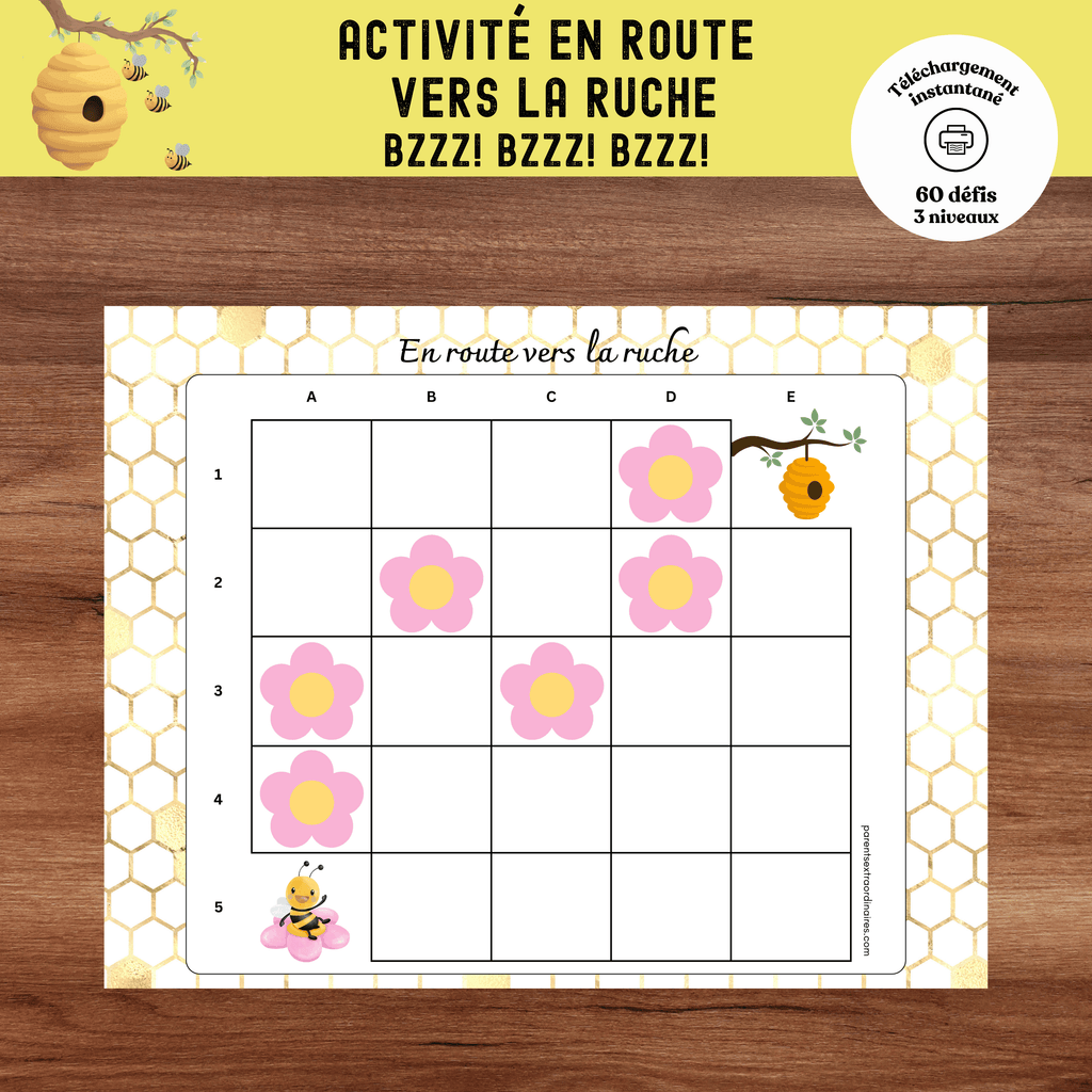 Activité en route vers la ruche