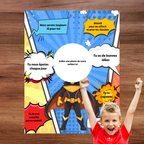 Affiches estime de soi - super héros/super héroïne