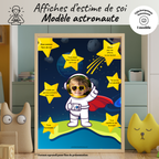 Affiche estime de soi - astronaute