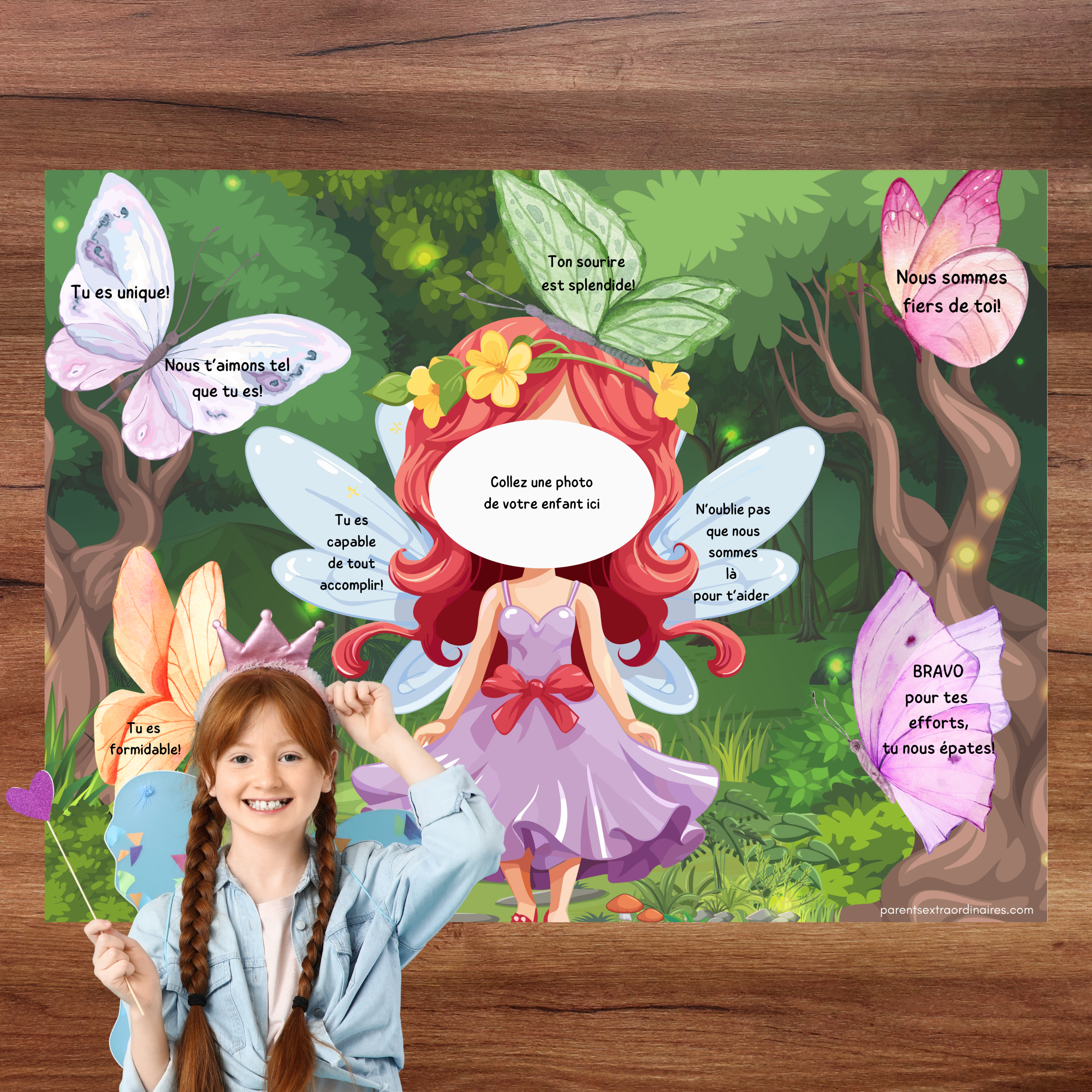 Affiches estime de soi - sirène et fée