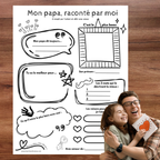 Ensemble d’activités fête des pères