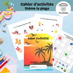 Cahier d'activités thème la plage