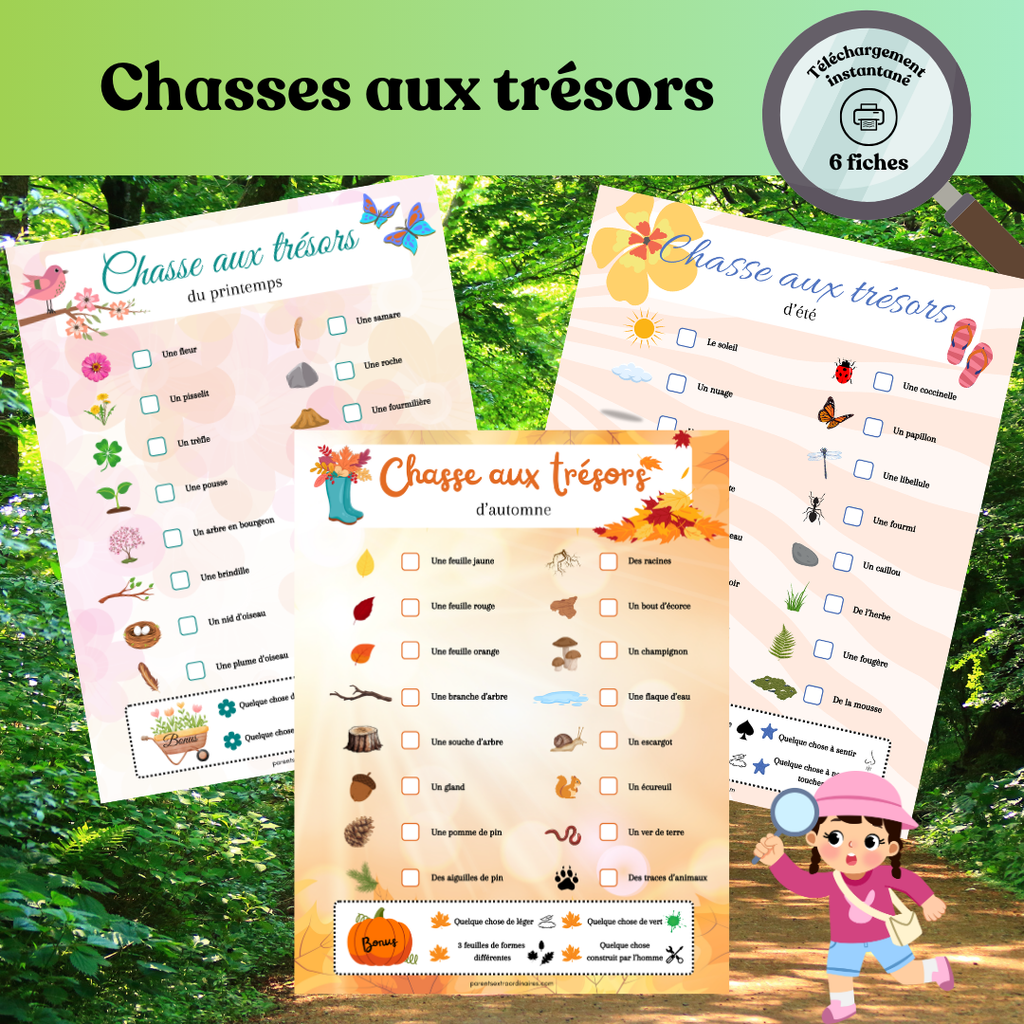 Fiches chasses aux trésors
