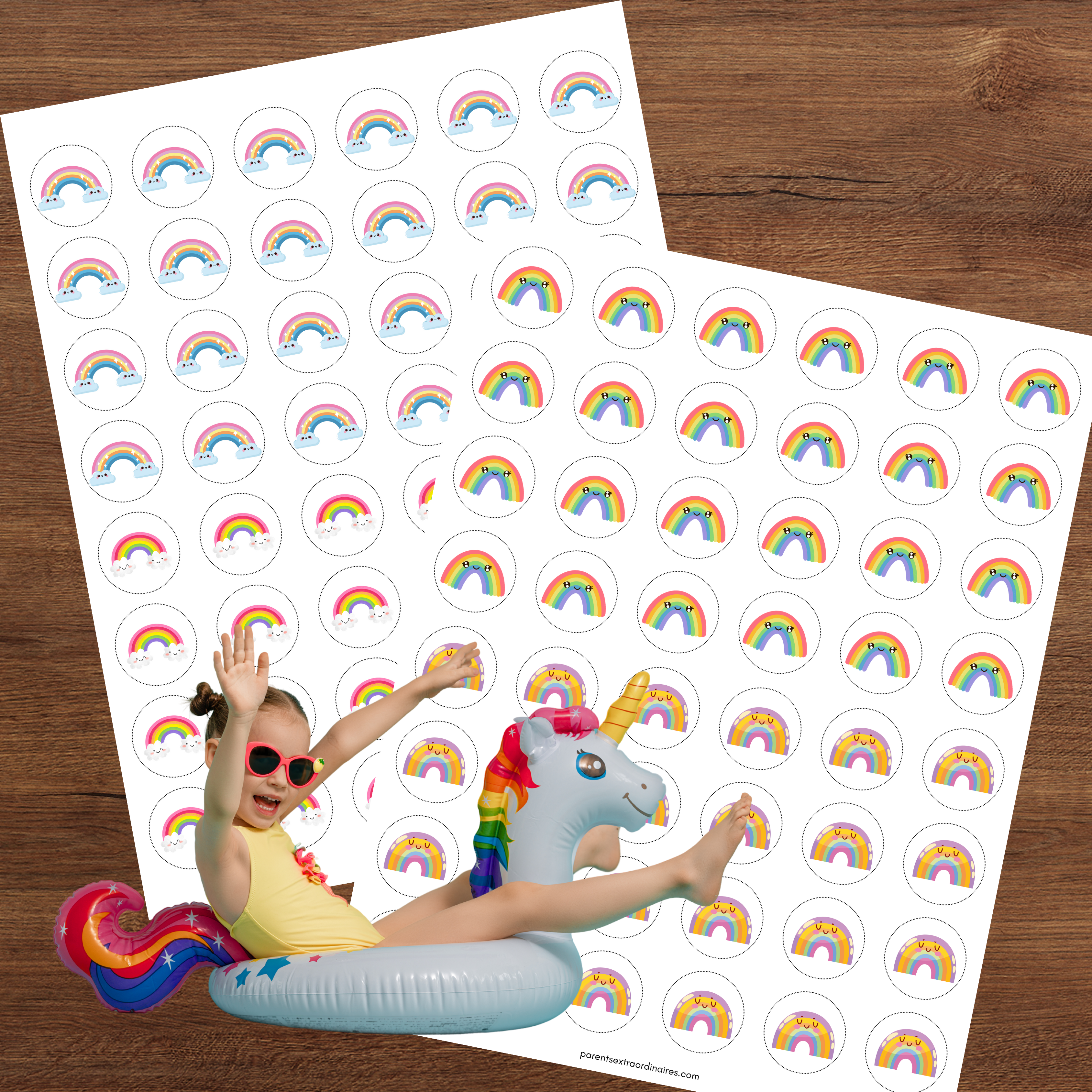 Tableau de progrès : thème licorne