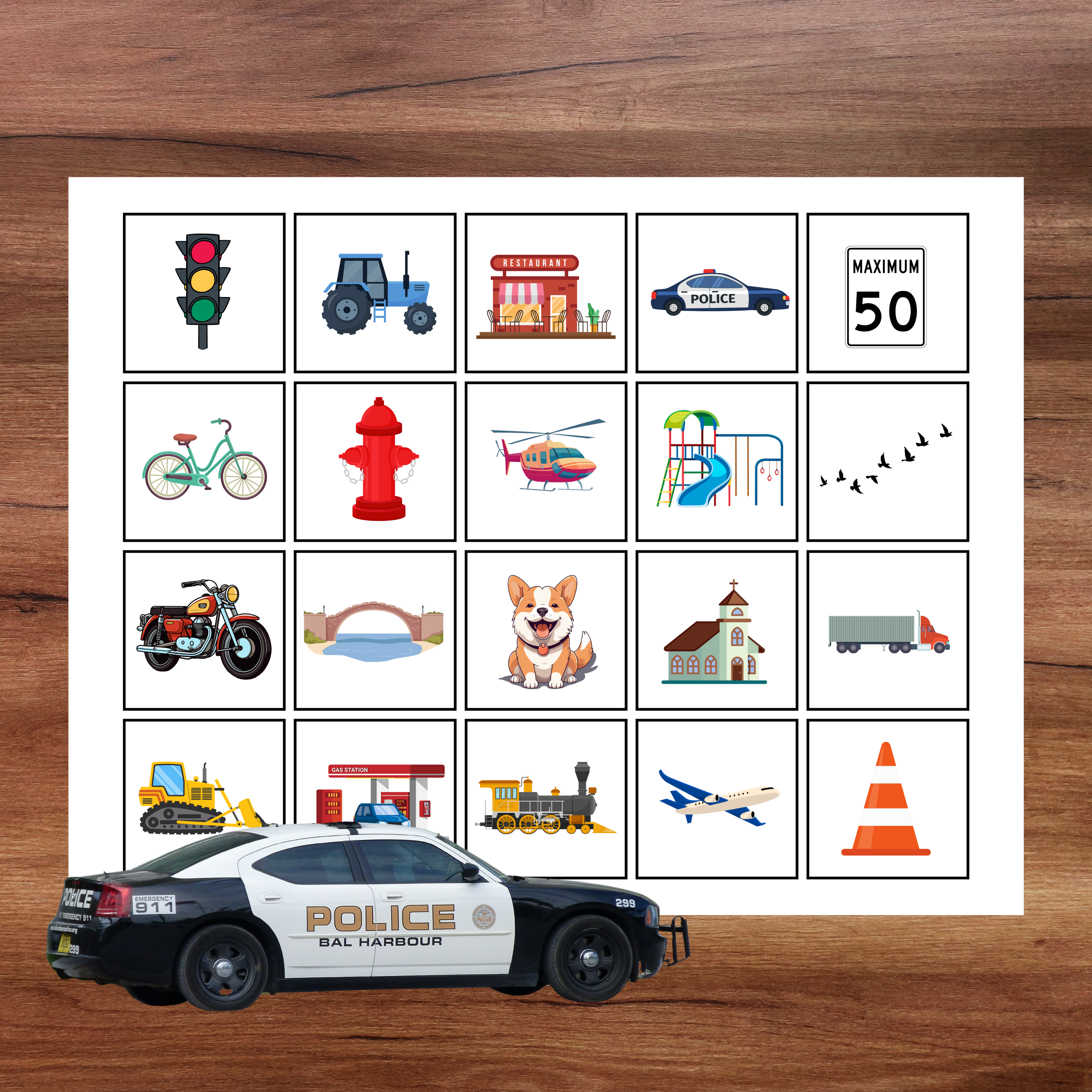 Bingo en voiture
