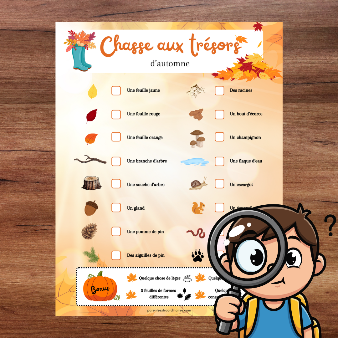 Fiches chasses aux trésors