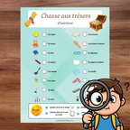 Fiches chasses aux trésors