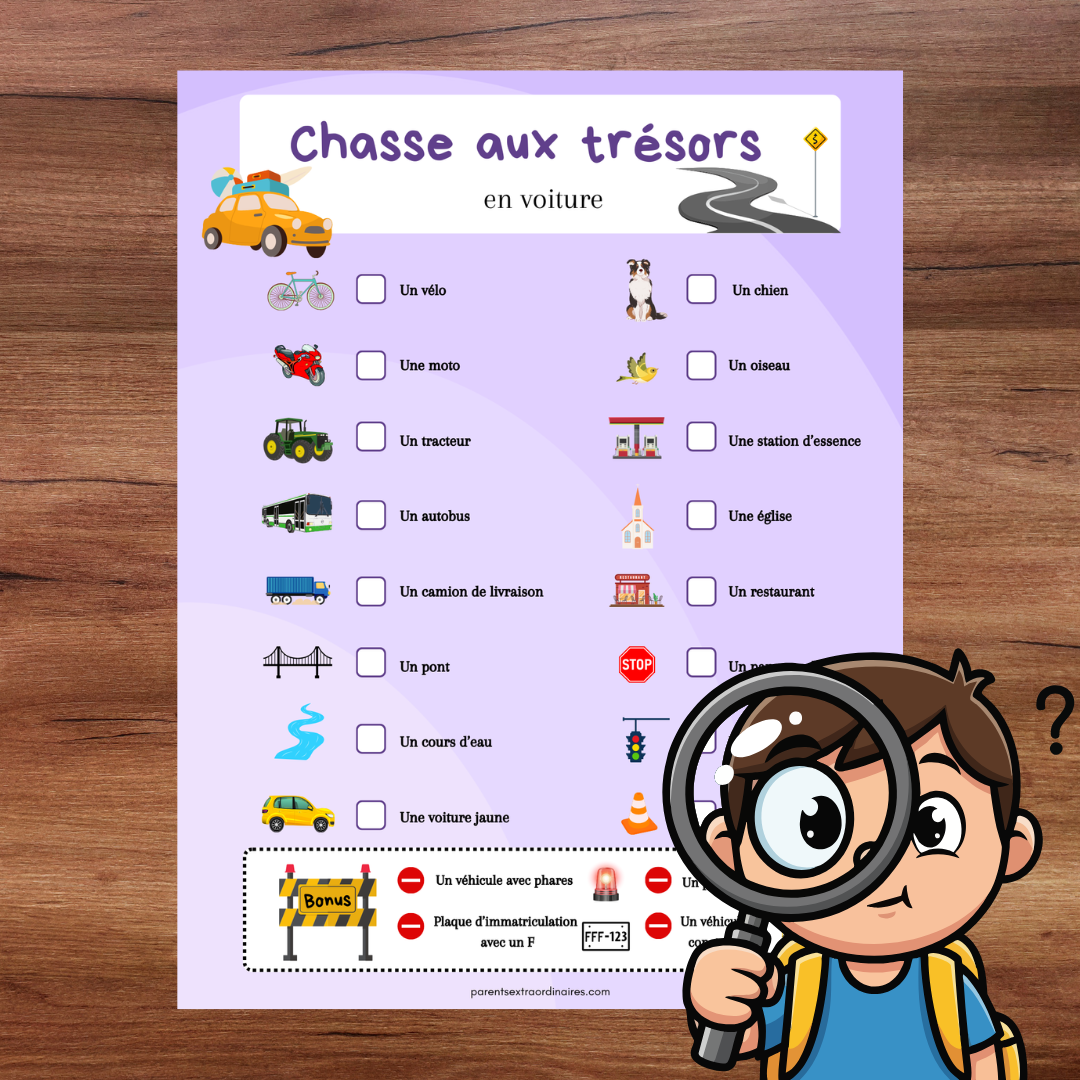 Fiches chasses aux trésors