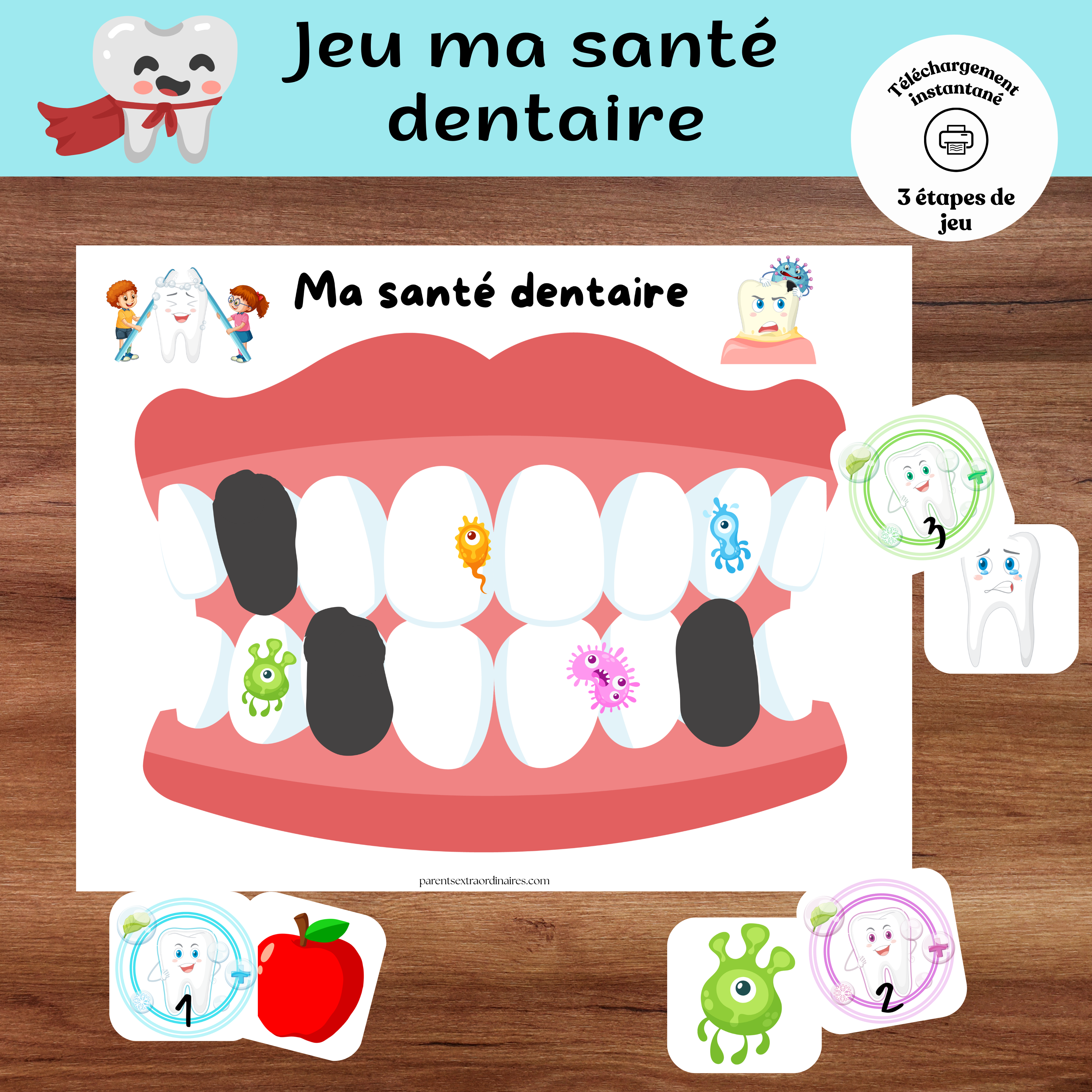 Jeu ma santé dentaire