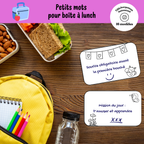 Petits mots pour boîte à lunch