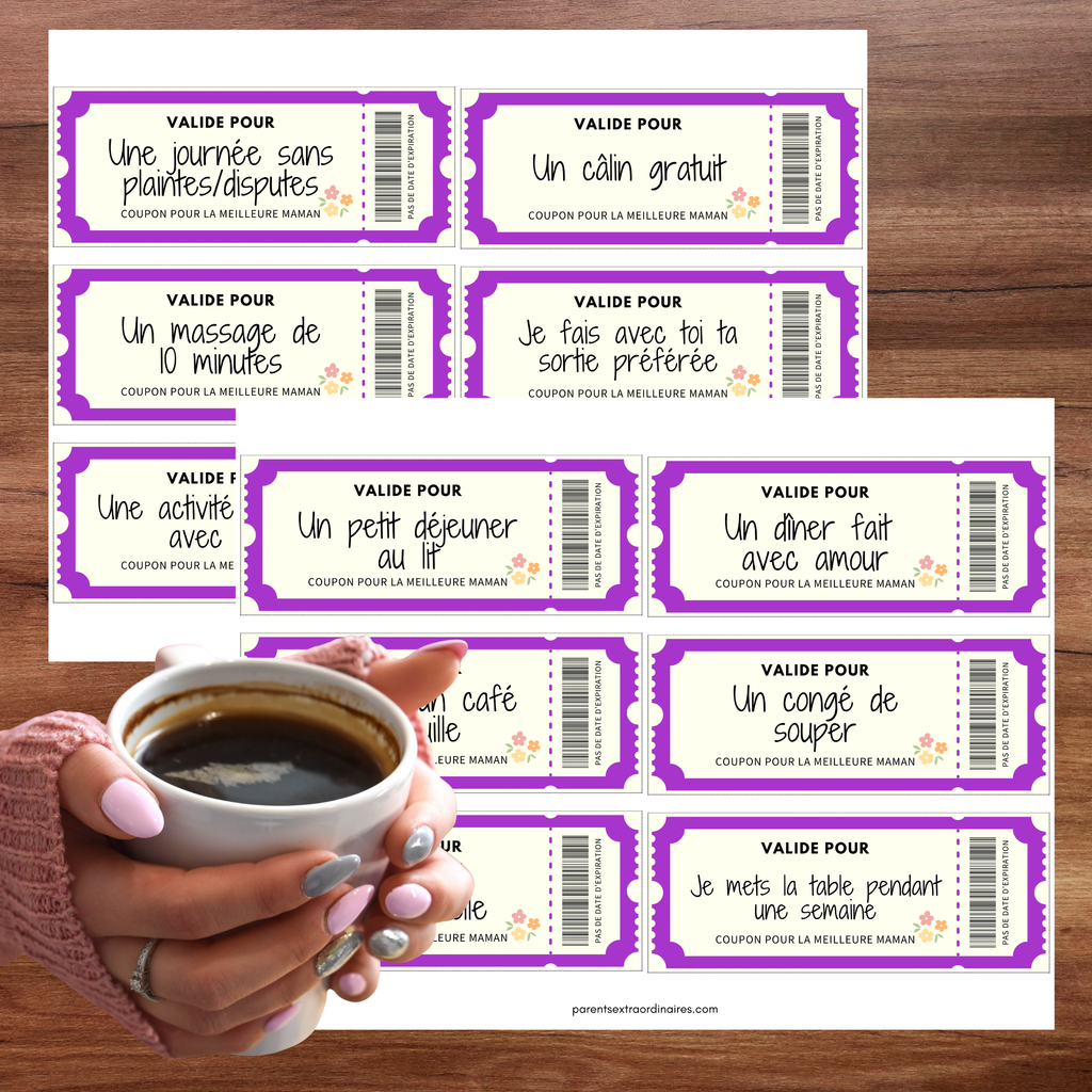 Coupons privilèges pour maman