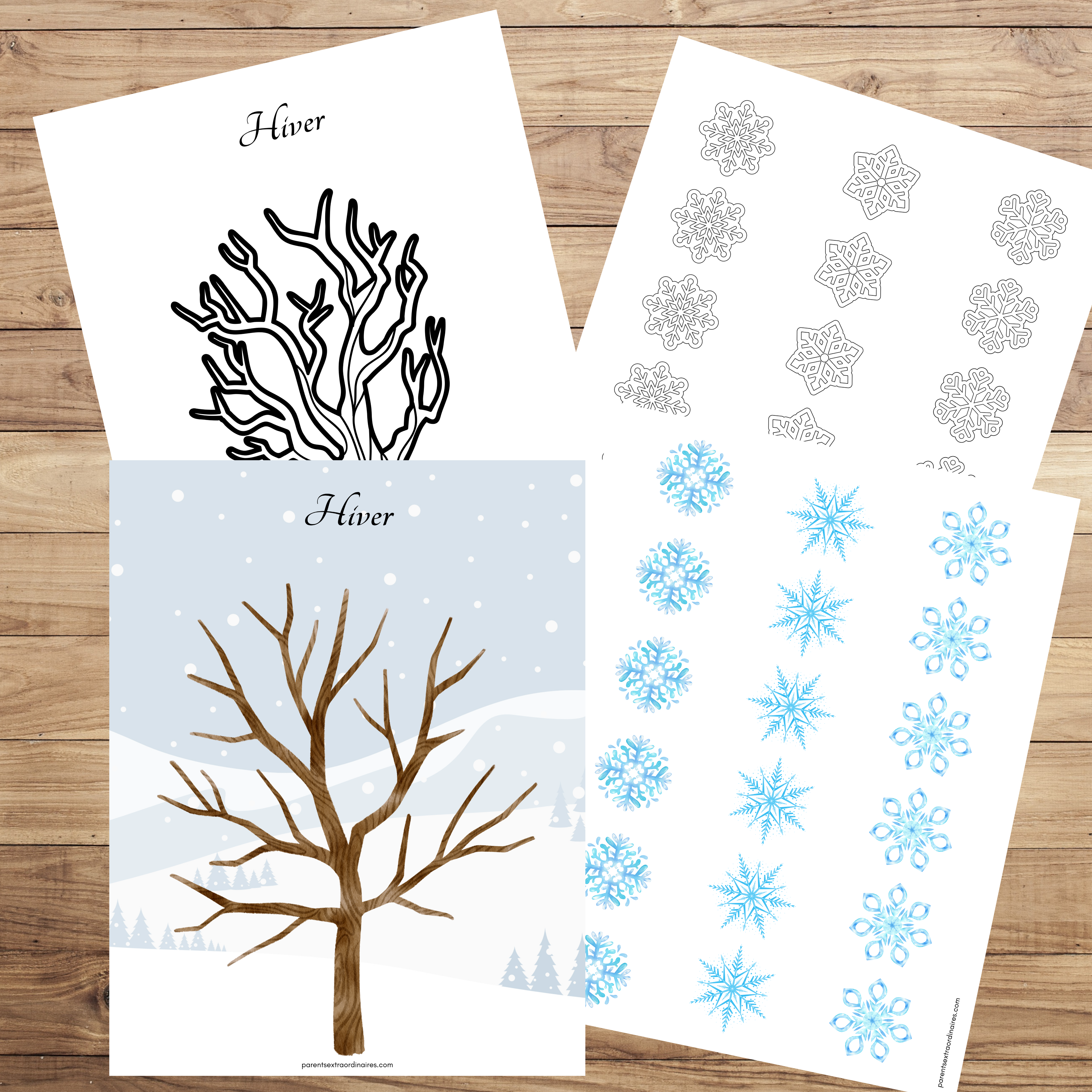 Activité imprimable de bricolage et coloriage sur l’arbre des saisons pour explorer le printemps, l’été, l’automne et l’hiver. Une ressource éducative idéale pour développer la créativité, la motricité fine et la compréhension du monde
