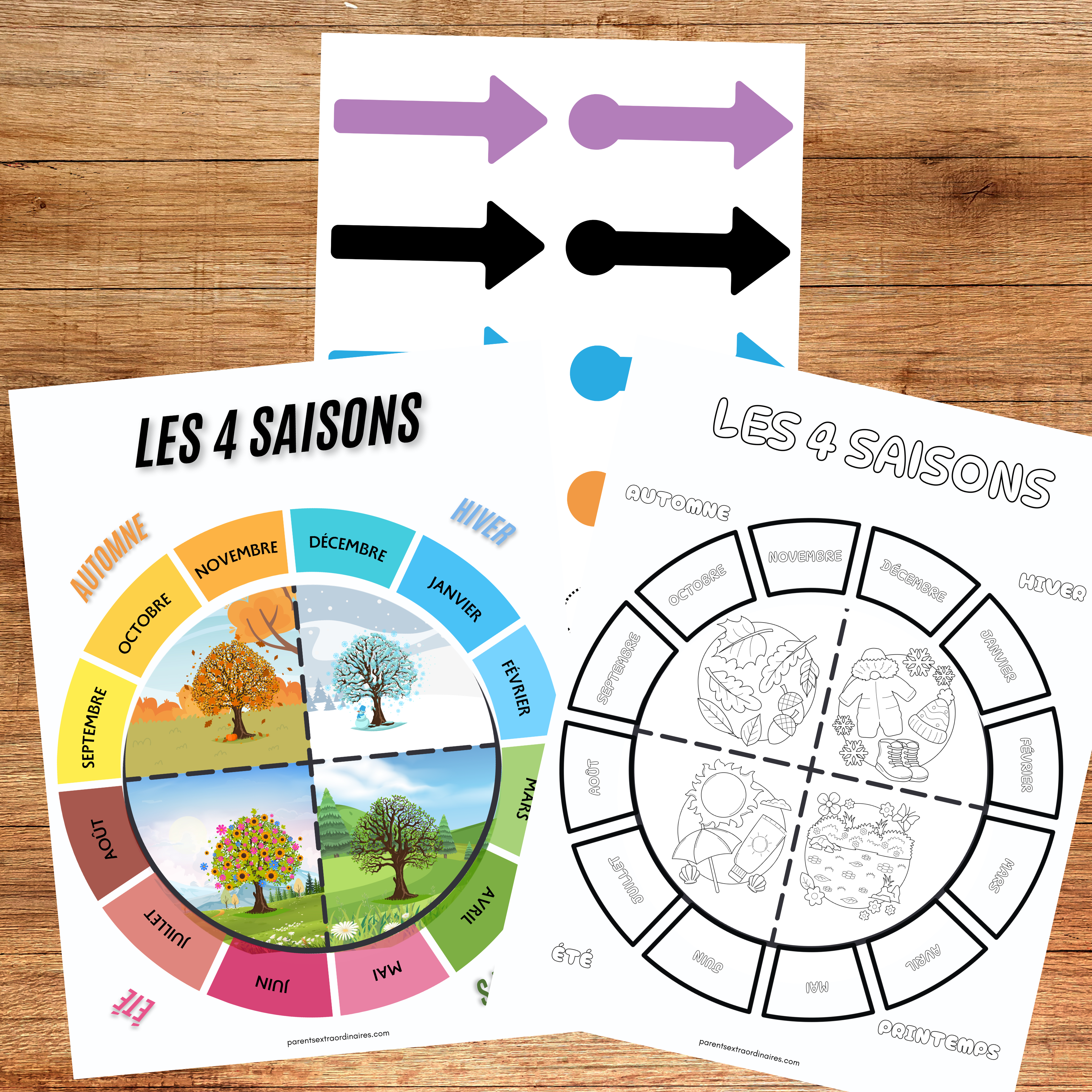 Ressource pédagogique imprimable permettant aux enfants d’explorer les quatre saisons grâce à des activités interactives et visuelles. Les enfants apprennent à reconnaître les caractéristiques du printemps, de l’été, de l’automne et de l’hiver tout en développant leur vocabulaire, leur observation et leur compréhension du monde.