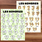 Ressource pédagogique conçue pour aider les enfants d’âge préscolaire à reconnaître, compter, tracer et écrire les chiffres et les nombres. Grâce à des affiches illustrées, des exercices de dénombrement et des activités de préécriture, les enfants développent leurs premières compétences mathématiques de façon ludique.