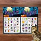 Jeu de bingo d’Halloween à plastifier et réutiliser