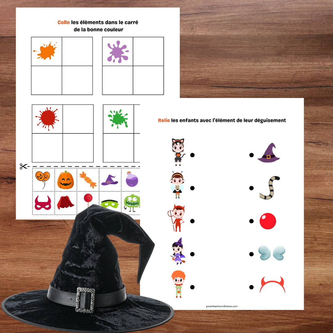 Activités d’association sur le thème de l’Halloween à imprimer