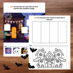Activités de découpage et collage d’Halloween pour enfants