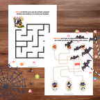Labyrinthe d’Halloween à imprimer pour enfants