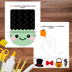 Cahier d’activités d’Halloween à imprimer avec 45 activités pour enfants de 2 à 5 ans