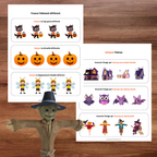 Cahier d’activités d’Halloween à imprimer avec 45 activités pour enfants de 2 à 5 ans