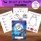 Cahier d’activités d’Halloween à imprimer avec 45 activités pour enfants de 2 à 5 ans