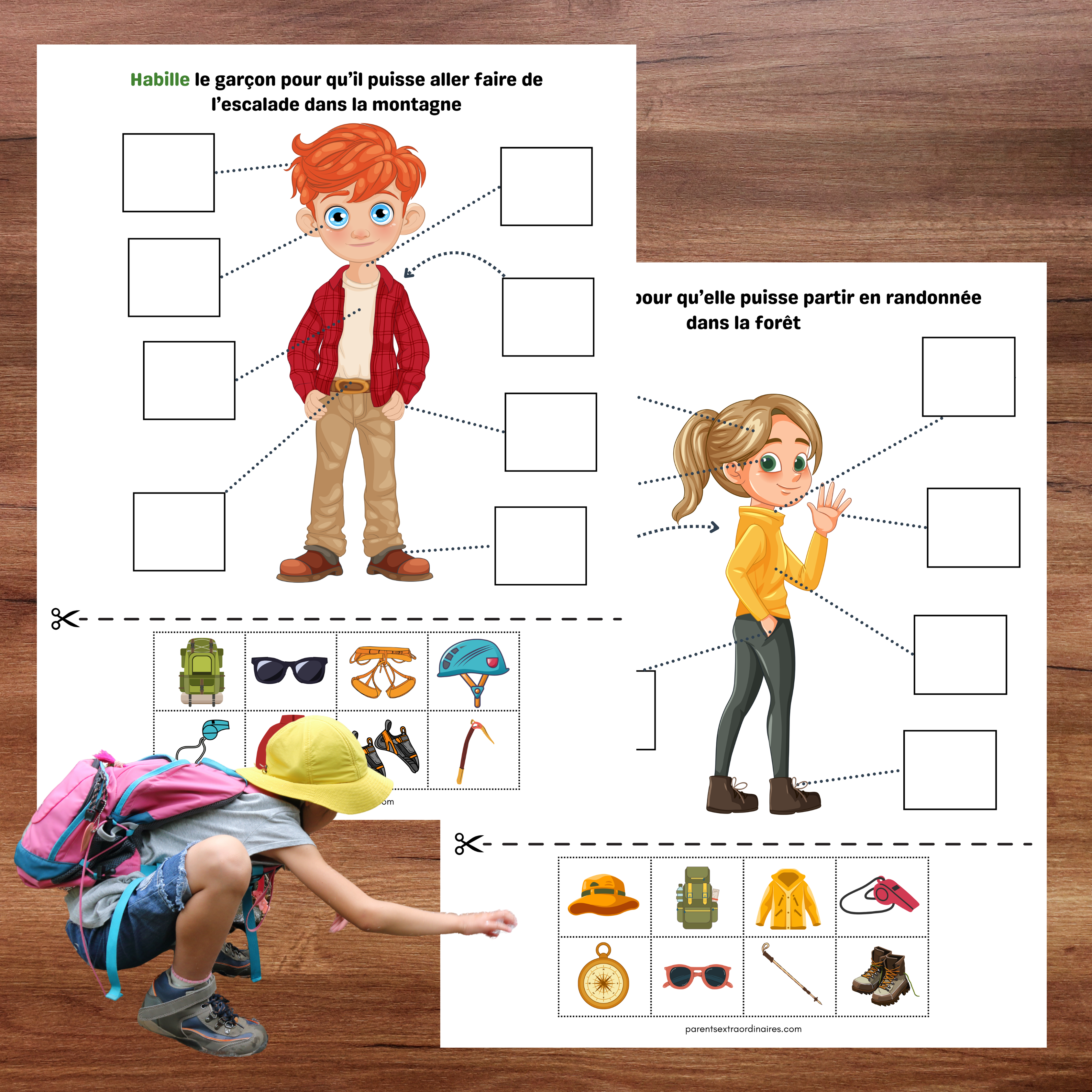Activités préscolaires sur le thème du camping adaptées aux enfants de 2 à 4 ans.