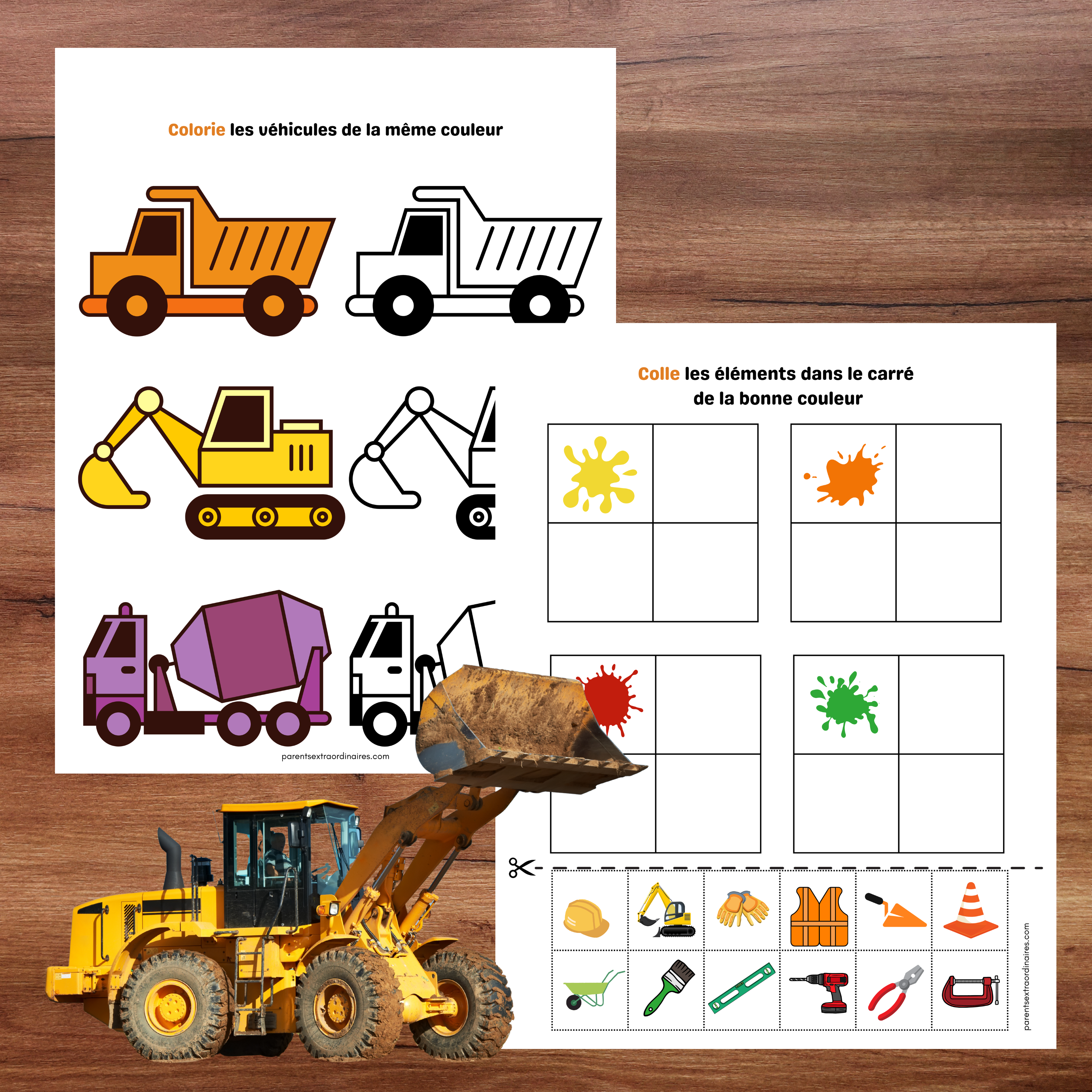 Jeux éducatifs de construction pour développer la motricité fine chez les tout-petits.