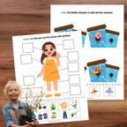 Ensemble d’activités éducatives sur le printemps à imprimer pour la garderie, la maternelle et la maison.