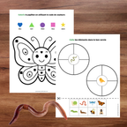 Cahier d’activités thème printemps 2 à 5 ans à imprimer pour enfants du préscolaire et de la maternelle.