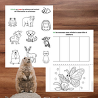 Cahier d’activités thème printemps 2 à 5 ans à imprimer pour enfants du préscolaire et de la maternelle.