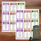 Jeu de mots d’Halloween à imprimer pour jouer en famille ou entre amis
