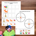 Cahier éducatif inspiré des manèges, jeux et attractions de la fête foraine.