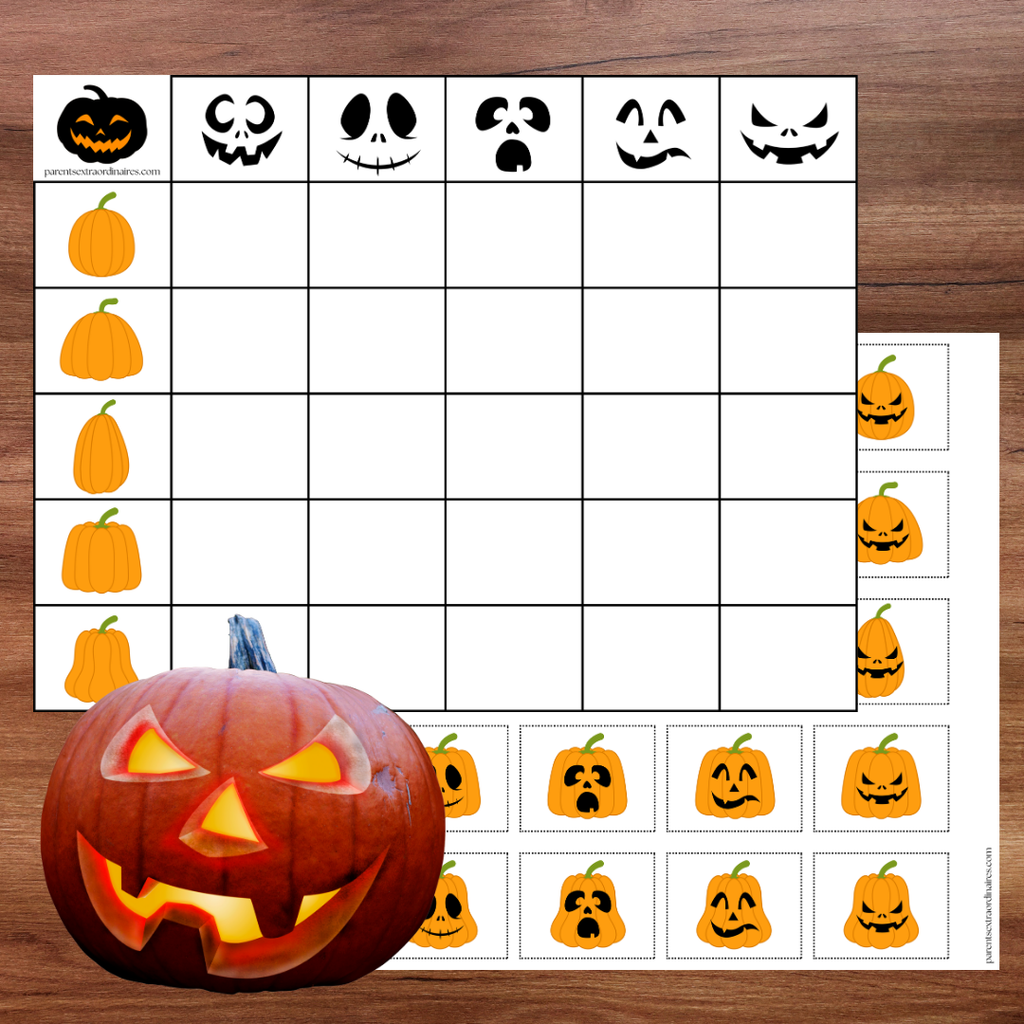 Activité d’observation et de classification des citrouilles
Jeu de logique d’Halloween à imprimer pour enfants