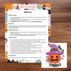 Jeu Tape la citrouille d’Halloween à imprimer pour développer l’observation et la rapidité